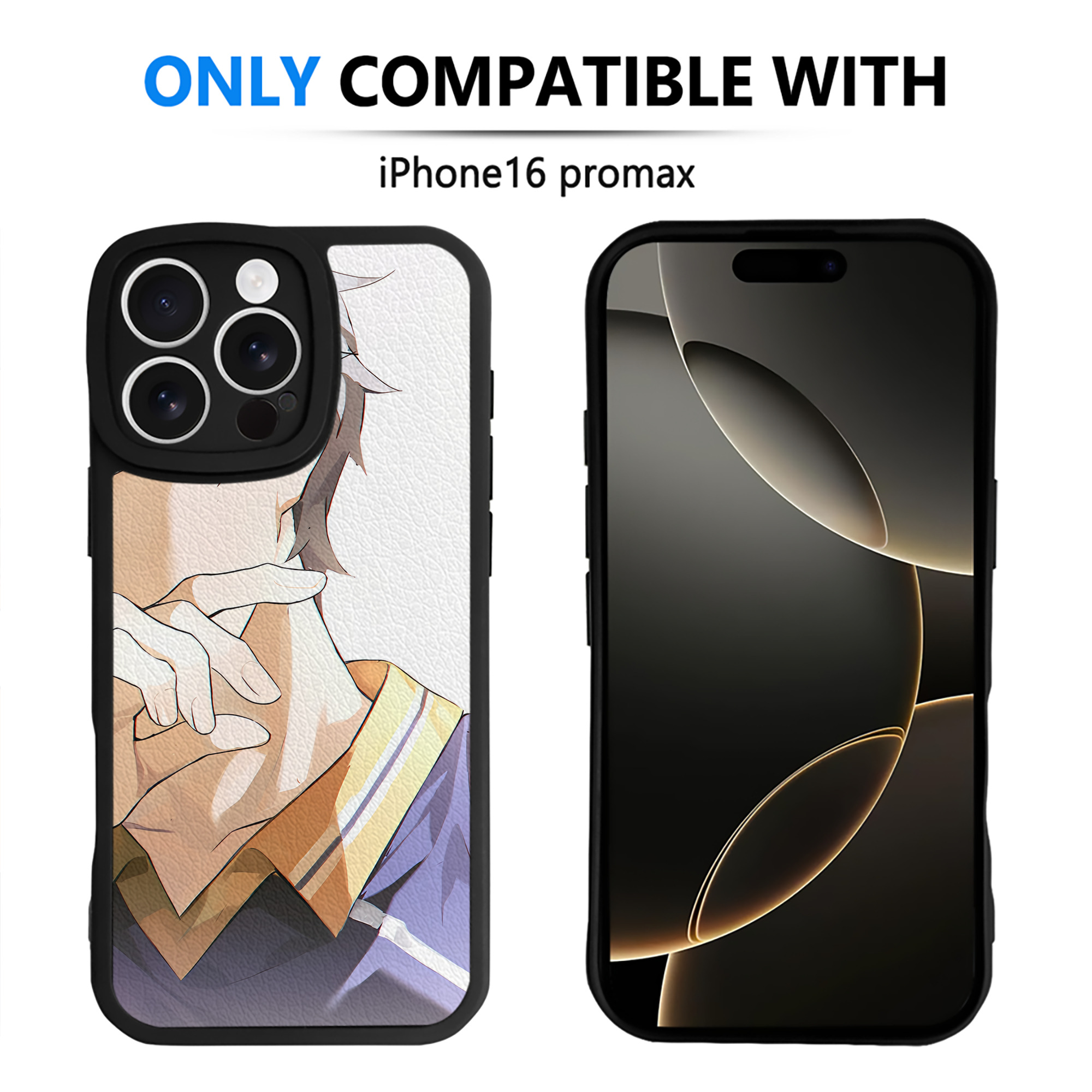（画像用） ハイキュー!! Haikyu!! 【iPhone 16シリーズ対応】シリコンスマホケース（レザー調） 材質：シリコン